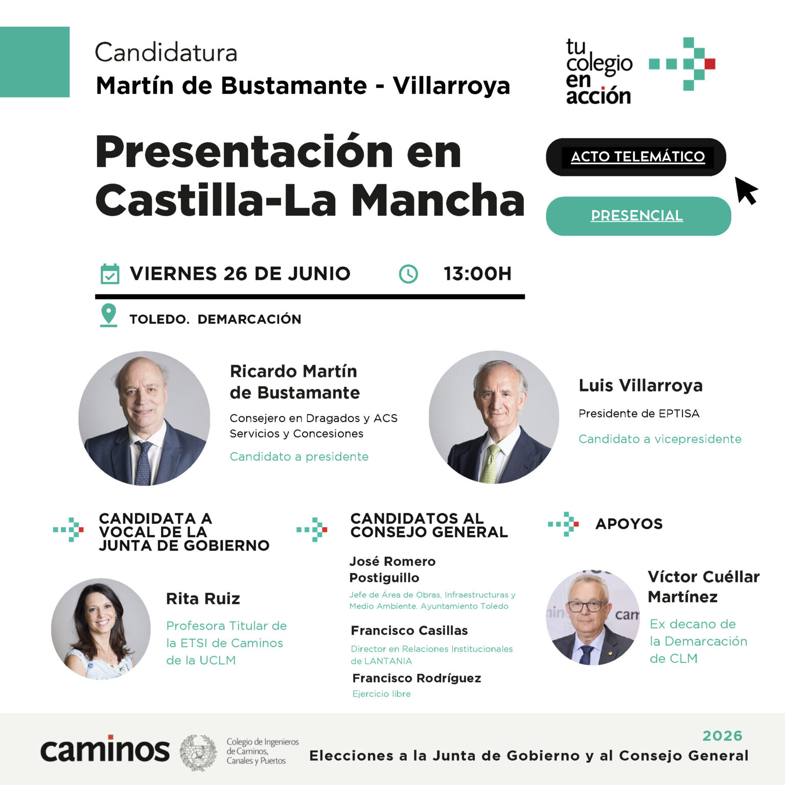 PRESENTACIÓN. TU COLEGIO EN ACCIÓN CASTILLA LA MANCHA