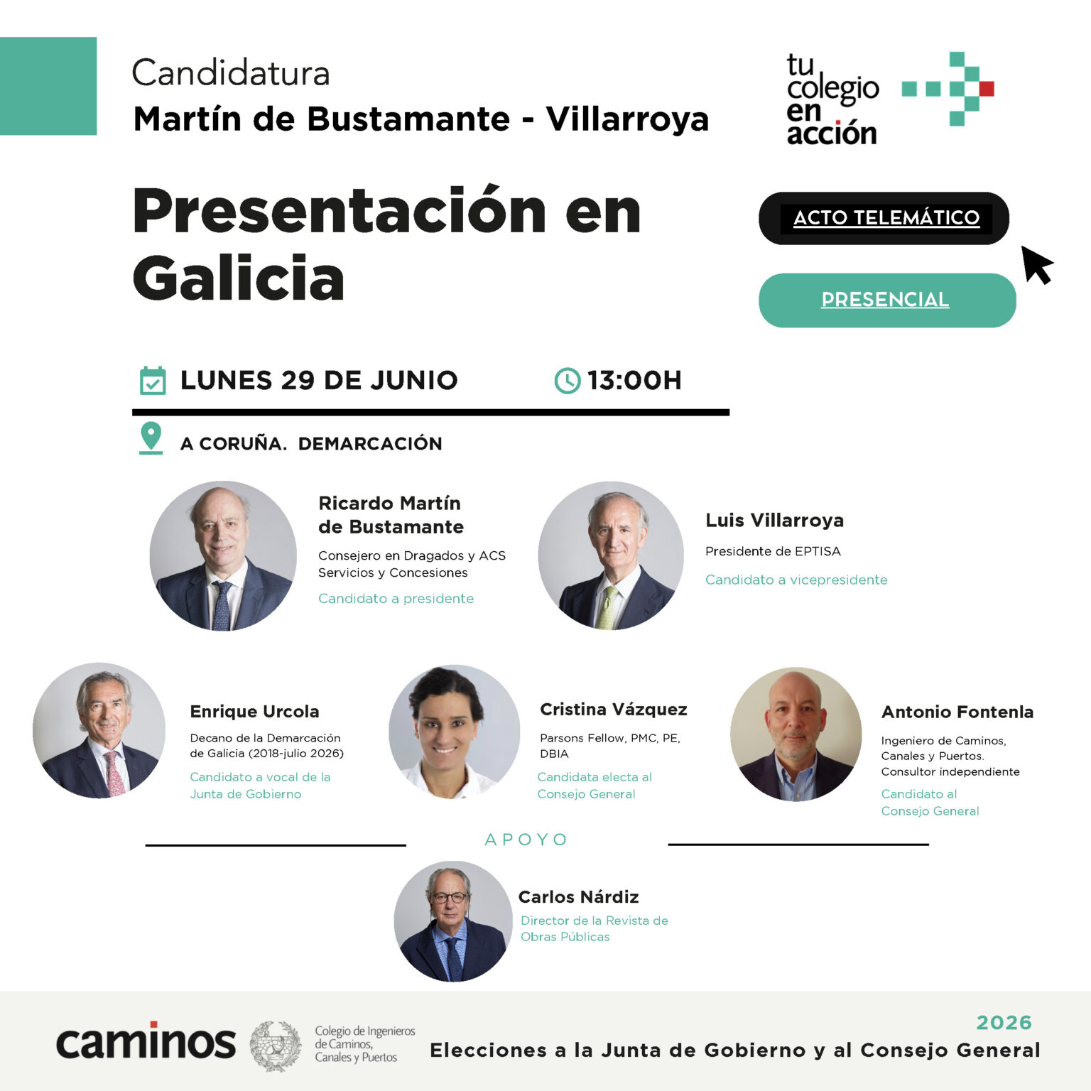 PRESENTACIÓN. TU COLEGIO EN ACCIÓN GALICIA