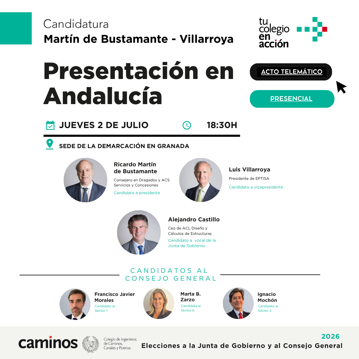 PRESENTACIÓN. TU COLEGIO EN ACCIÓN ANDALUCÍA GRANADA