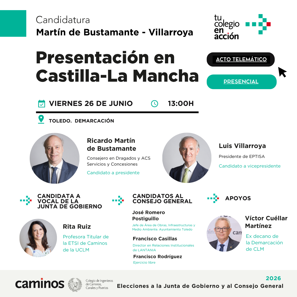 PRESENTACIÓN. TU COLEGIO EN ACCIÓN CASTILLA LA MANCHA