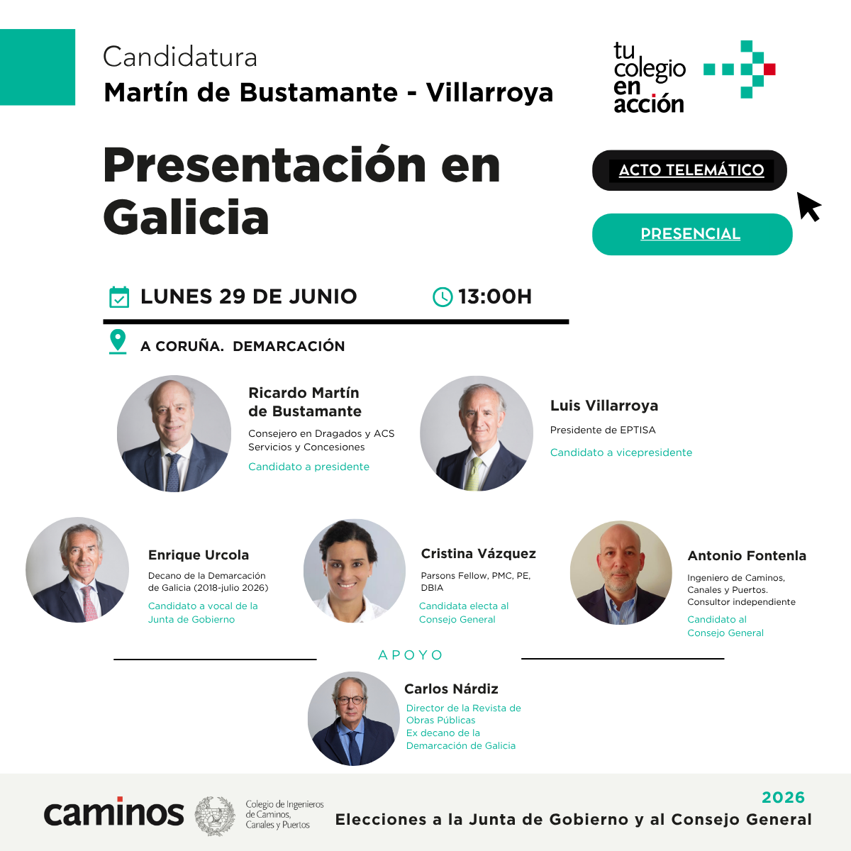PRESENTACIÓN. TU COLEGIO EN ACCIÓN GALICIA