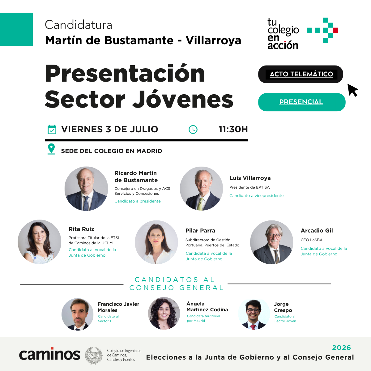 PRESENTACIÓN. TU COLEGIO EN ACCIÓN JÓVENES