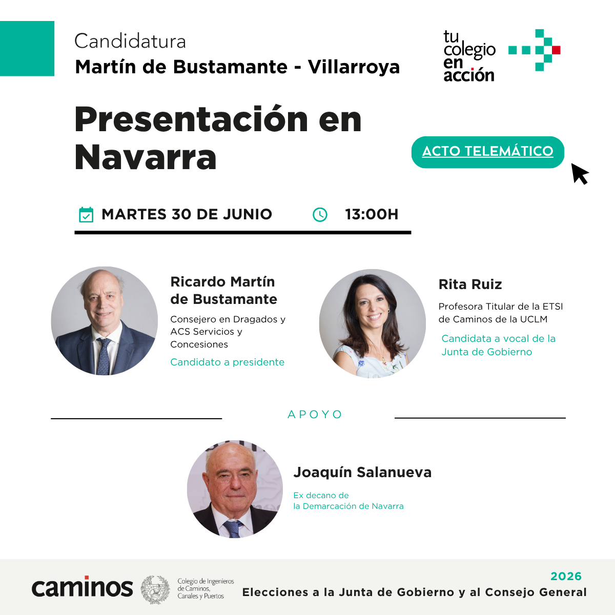 PRESENTACIÓN. TU COLEGIO EN ACCIÓN NAVARRA