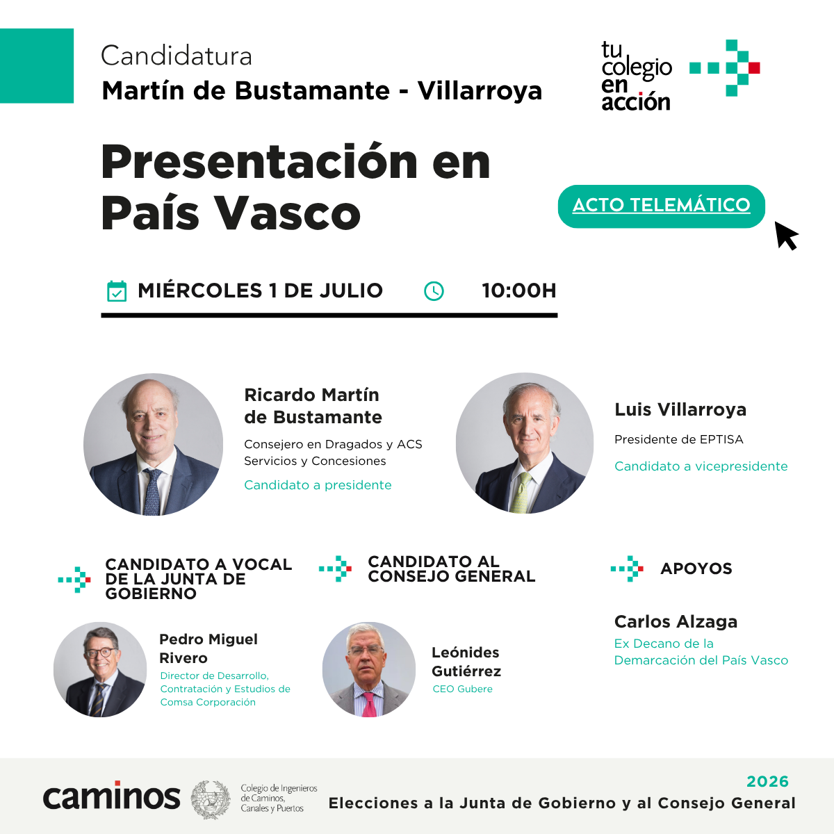PRESENTACIÓN. TU COLEGIO EN ACCIÓN PAÍS VASCO