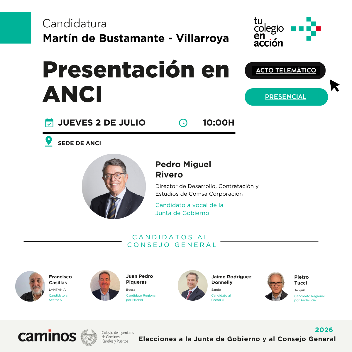 PRESENTACIÓN. TU COLEGIO EN ACCIÓN. ANCI